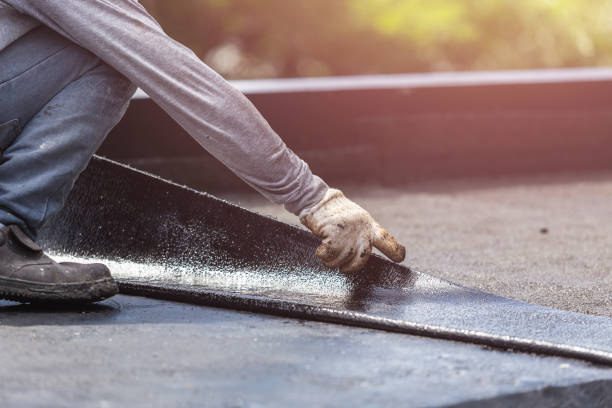 Professional Waterproofing technician working in Onsted, MI